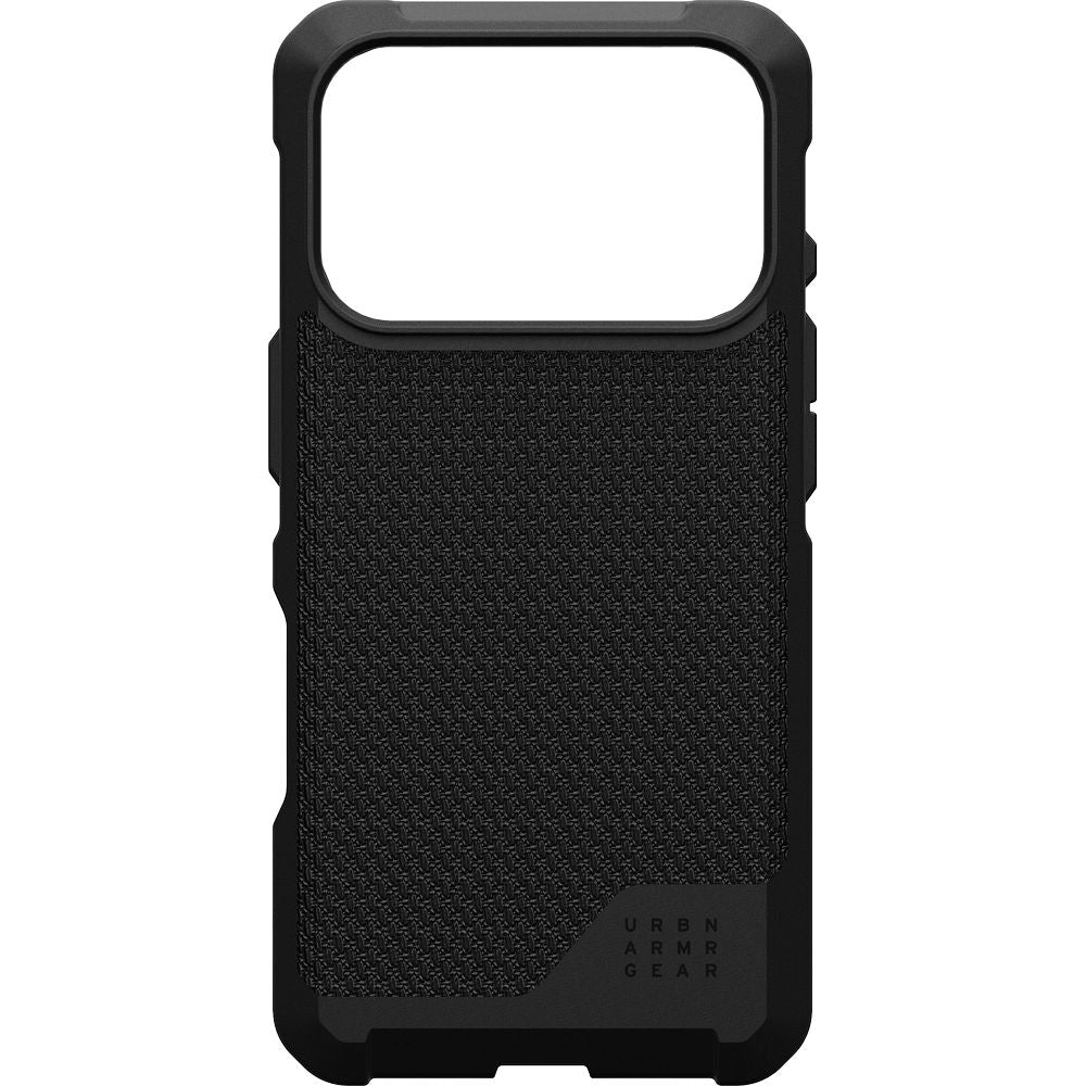 Handyhülle für iPhone 18 Pro / 17 Pro, UAG Metropolis LT Mag mit MagSafe, Schwarz mit Kevlar
