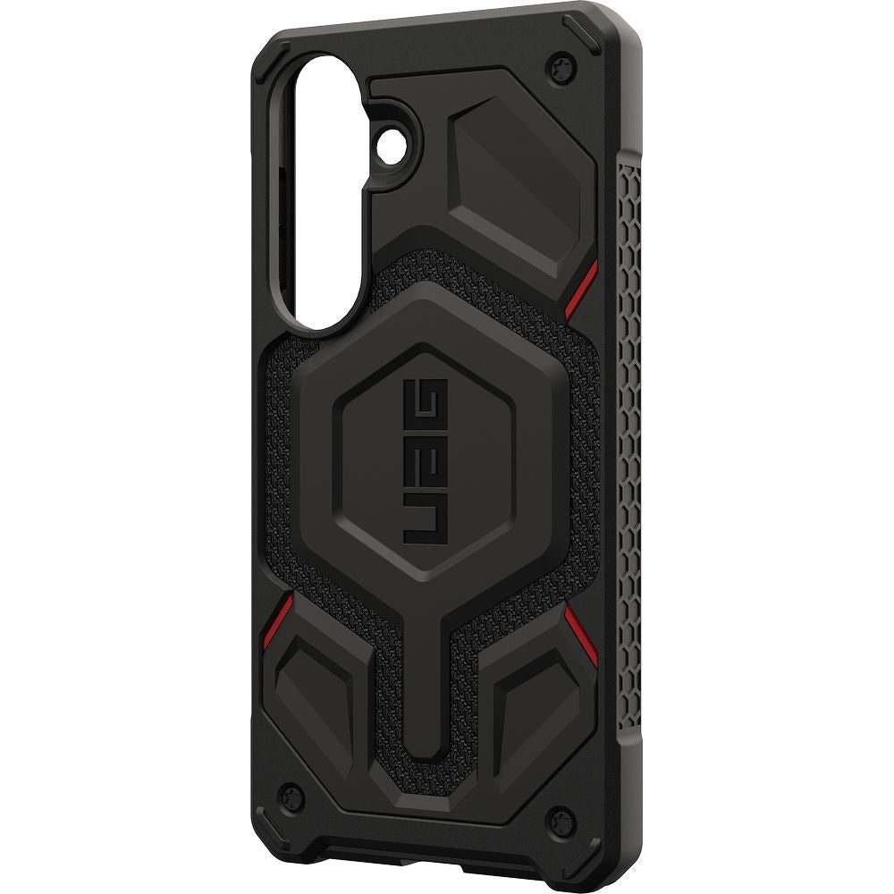 Handyhülle für Galaxy S26 Plus, Urban Armor Gear Monarch Pro Mag mit MagSafe, Schwarz mit Kevlar