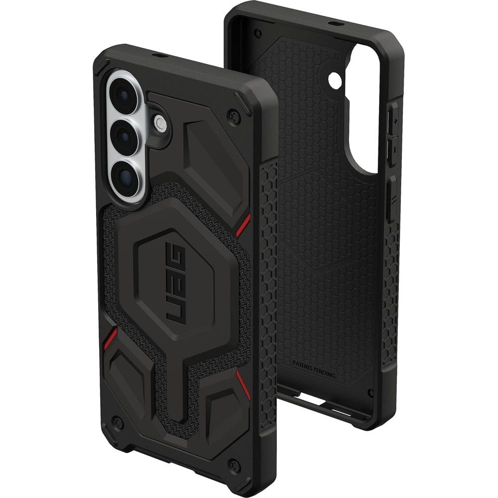 Handyhülle für Galaxy S26 Plus, Urban Armor Gear Monarch Pro Mag mit MagSafe, Schwarz mit Kevlar