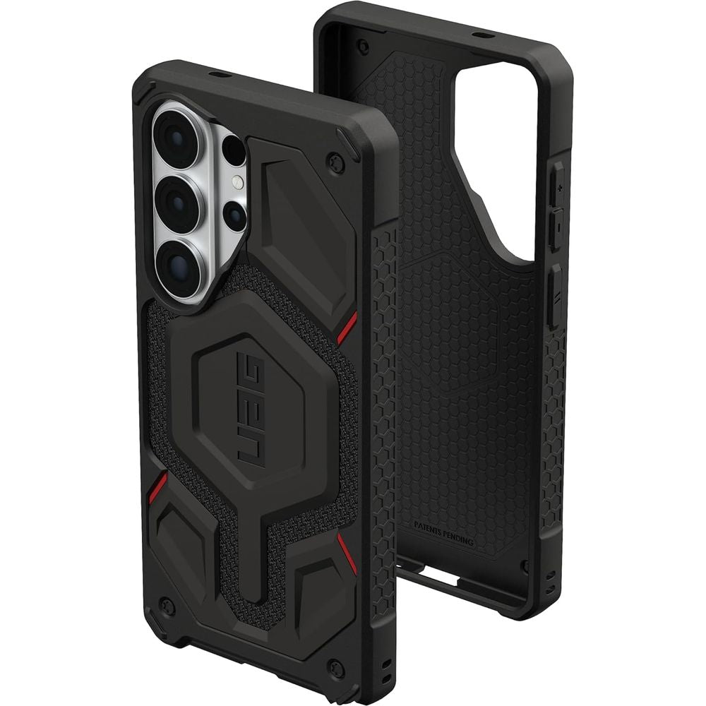 Handyhülle für Galaxy S26 Ultra, Urban Armor Gear Monarch Pro Mag mit MagSafe, Schwarz mit Kevlar