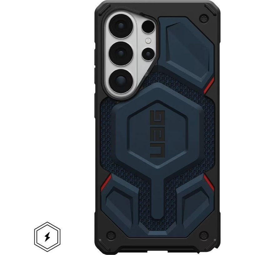 Handyhülle für Galaxy S26 Ultra, Urban Armor Gear Monarch Pro Mag mit MagSafe, Marineblau mit Kevlar