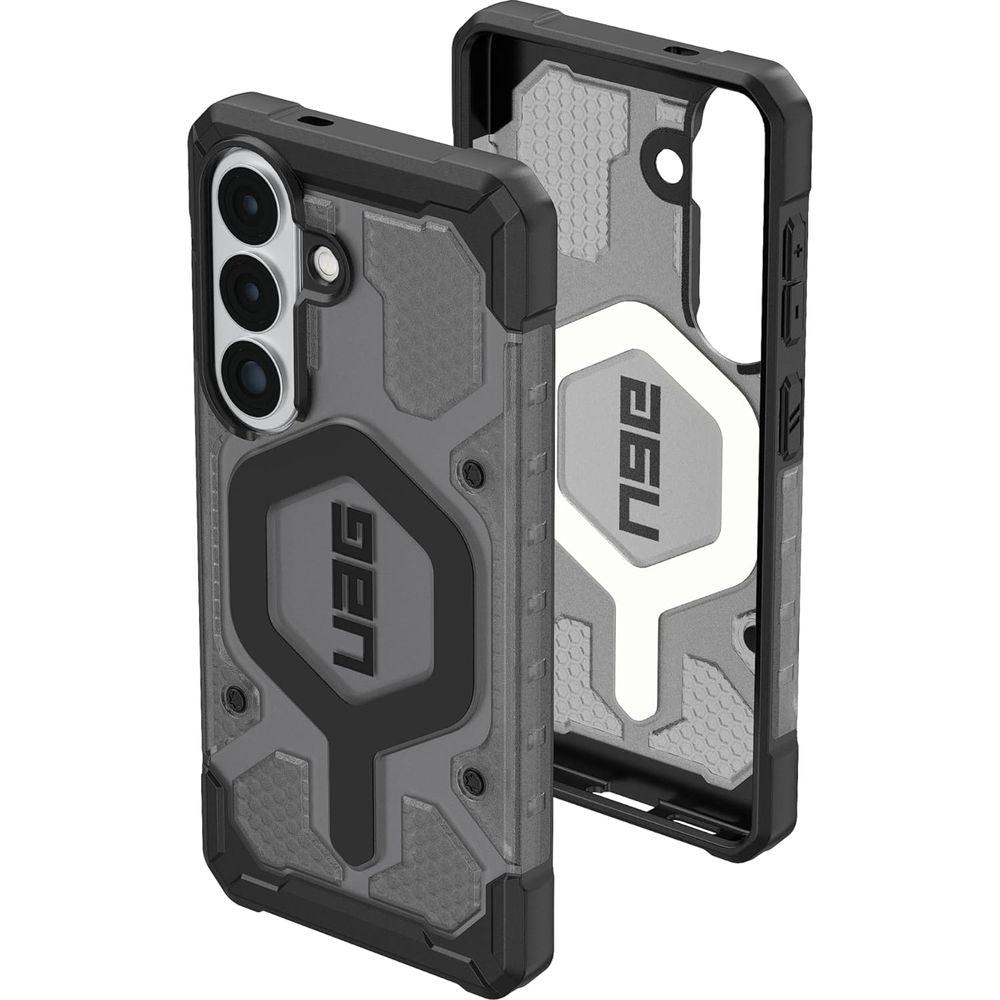 Handyhülle für Galaxy S26, Urban Armor Gear Pathfinder Clear Mag mit MagSafe, Durchscheinend-Schwarz