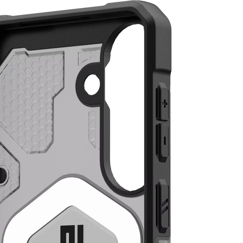 Handyhülle für Galaxy S26 Plus, Urban Armor Gear Pathfinder Clear Mag mit MagSafe, Durchscheinend-Schwarz