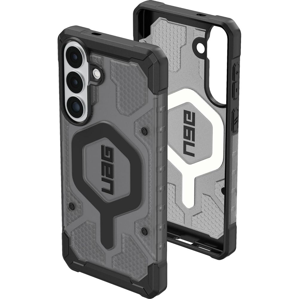 Handyhülle für Galaxy S26 Plus, Urban Armor Gear Pathfinder Clear Mag mit MagSafe, Durchscheinend-Schwarz
