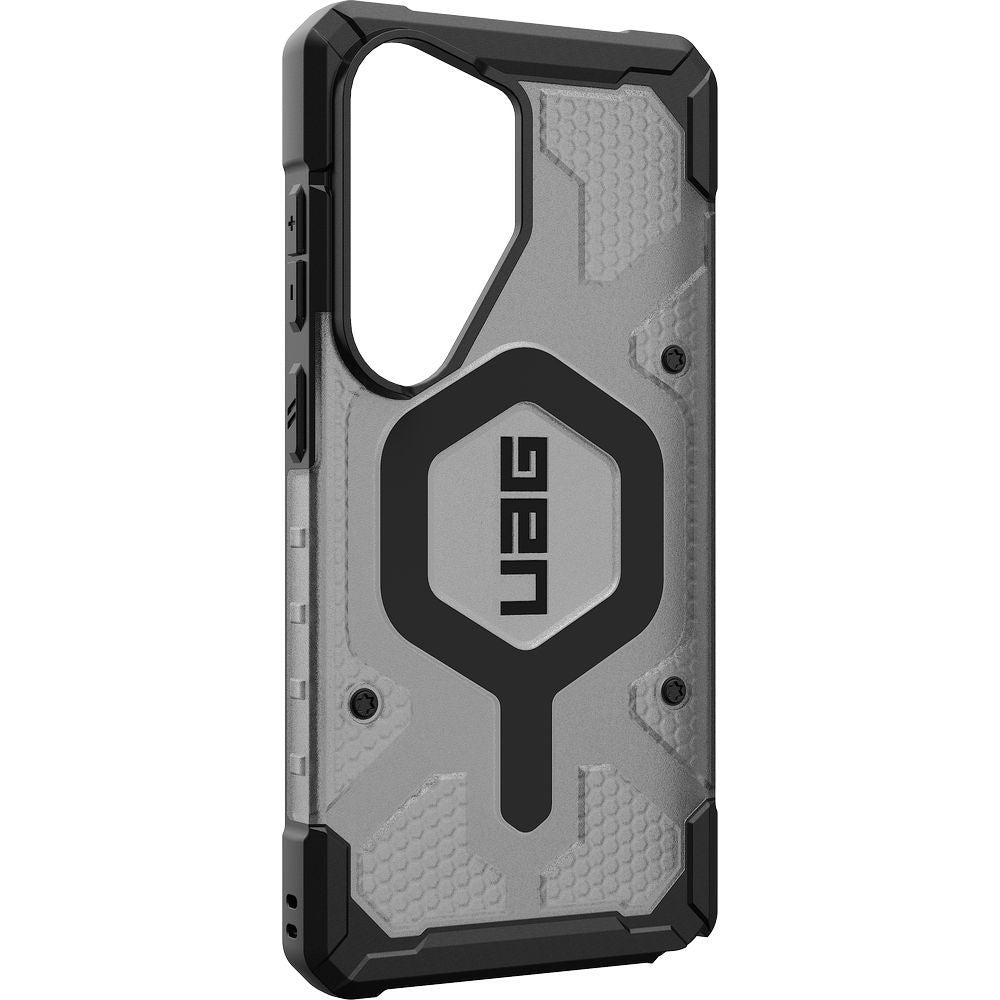 Handyhülle für Galaxy S26 Ultra, Urban Armor Gear Pathfinder Clear Mag mit MagSafe, Durchscheinend-Schwarz