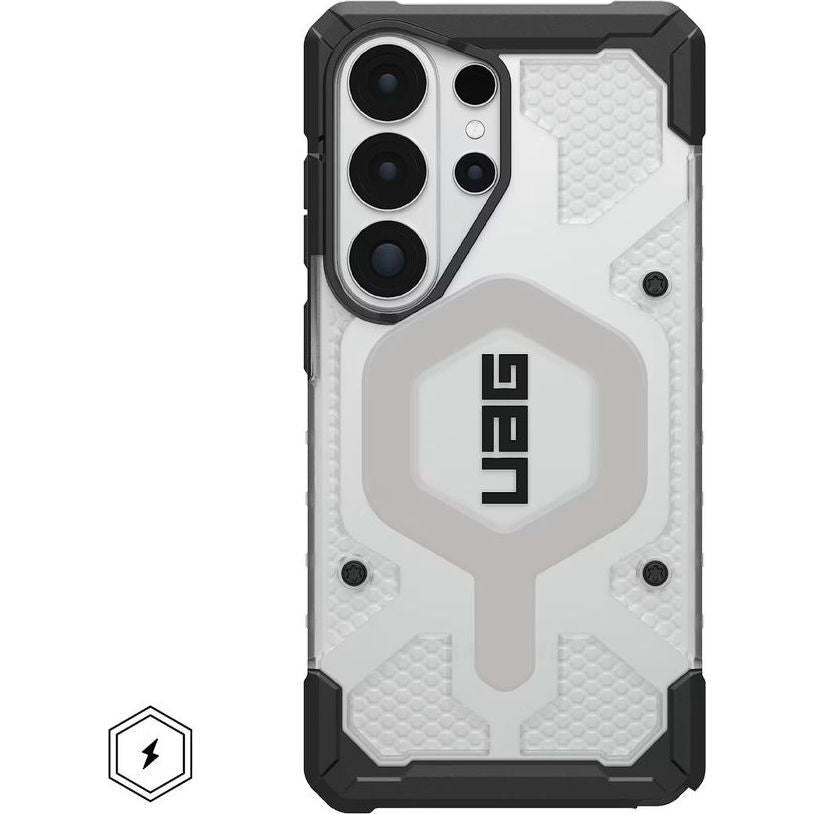Handyhülle für Galaxy S26 Ultra, Urban Armor Gear Pathfinder Clear Mag mit MagSafe, Transparent-Schwarz
