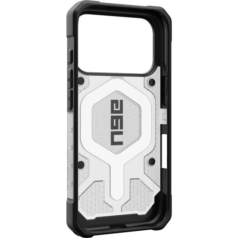 Handyhülle für iPhone 18 Pro / 17 Pro, UAG Pathfinder Clear Mag mit MagSafe, Transparent mit schwarzen Rahmen