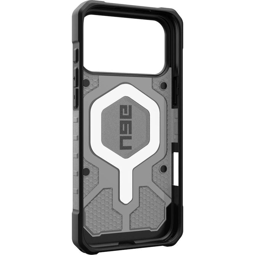 Handyhülle für iPhone 18 Pro Max / 17 Pro Max, UAG Pathfinder Clear Mag mit MagSafe, Durchscheinend mit schwarzen Rahmen