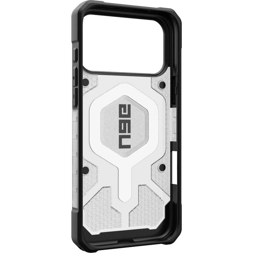 Handyhülle für iPhone 18 Pro Max / 17 Pro Max, UAG Pathfinder Clear Mag mit MagSafe, Transparent mit schwarzen Rahmen