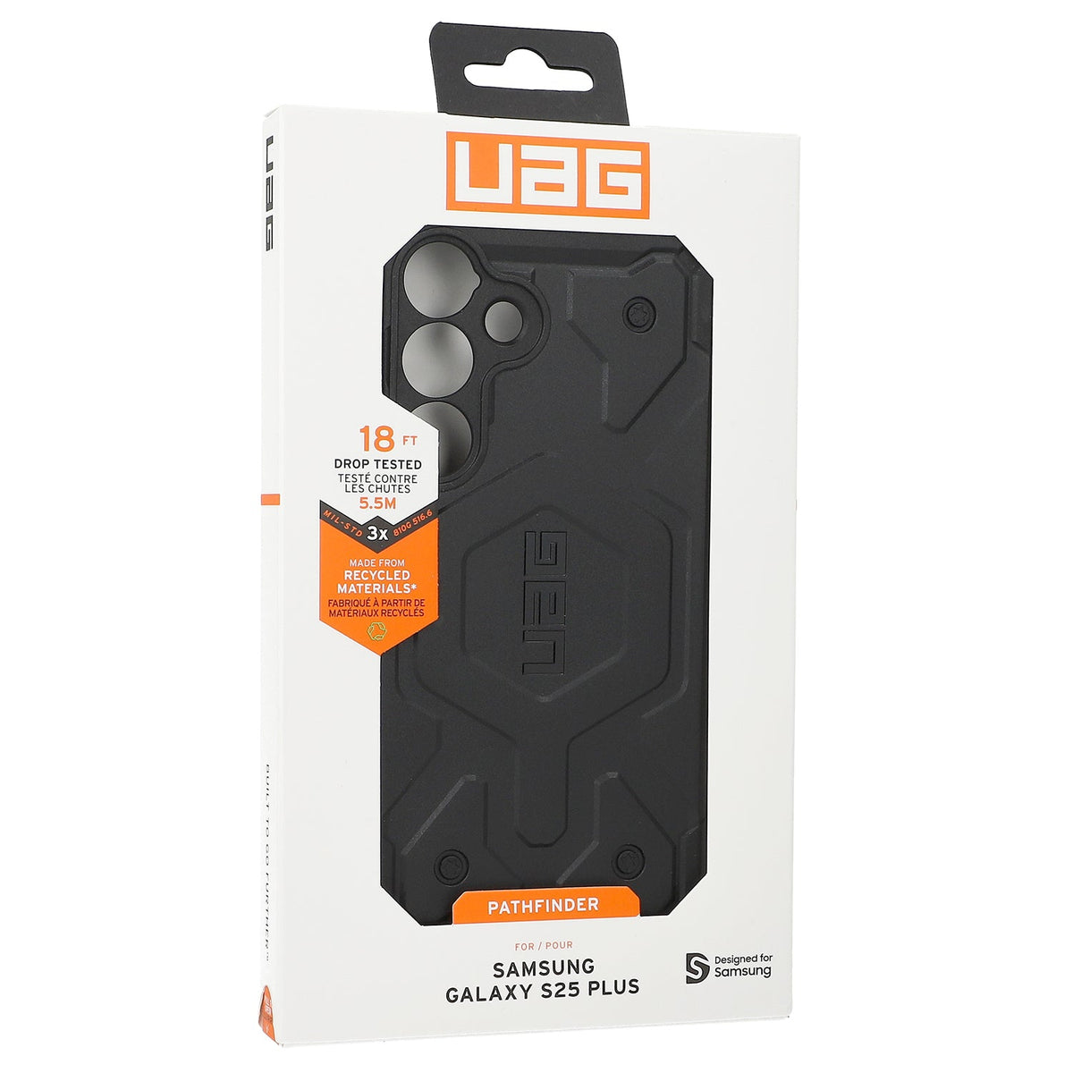 Handyhülle für Galaxy S25 Plus, UAG Pathfinder, Schwarz