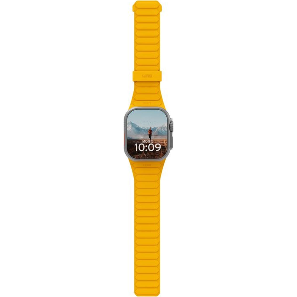 Armband für Apple Watch 49/46/45/44 mm, Urban Armor Gear Pathfinder, Gelb-Schwarz