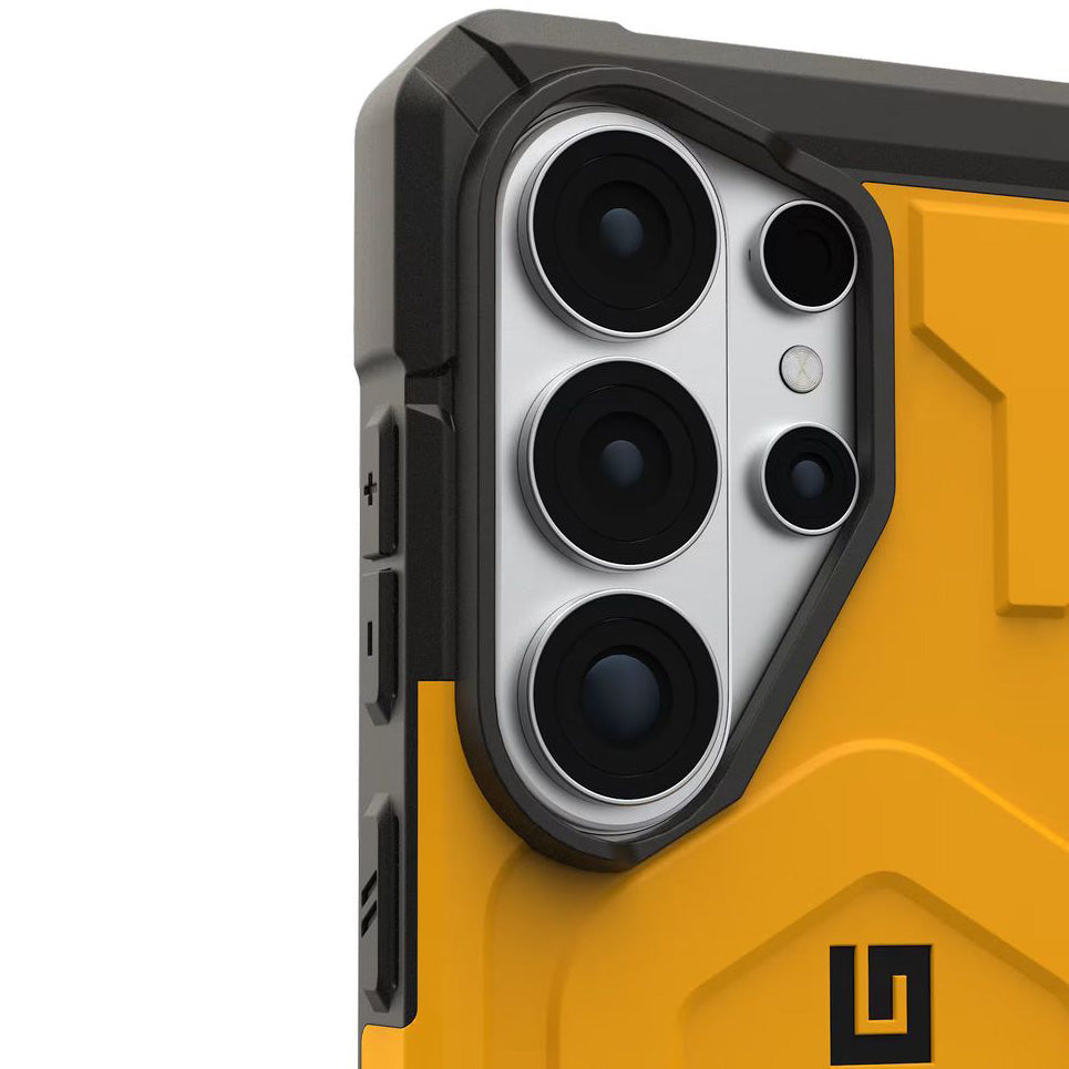 Handyhülle für Galaxy S26 Ultra, Urban Armor Gear Pathfinder Mag mit MagSafe, Gelb und Schwarz