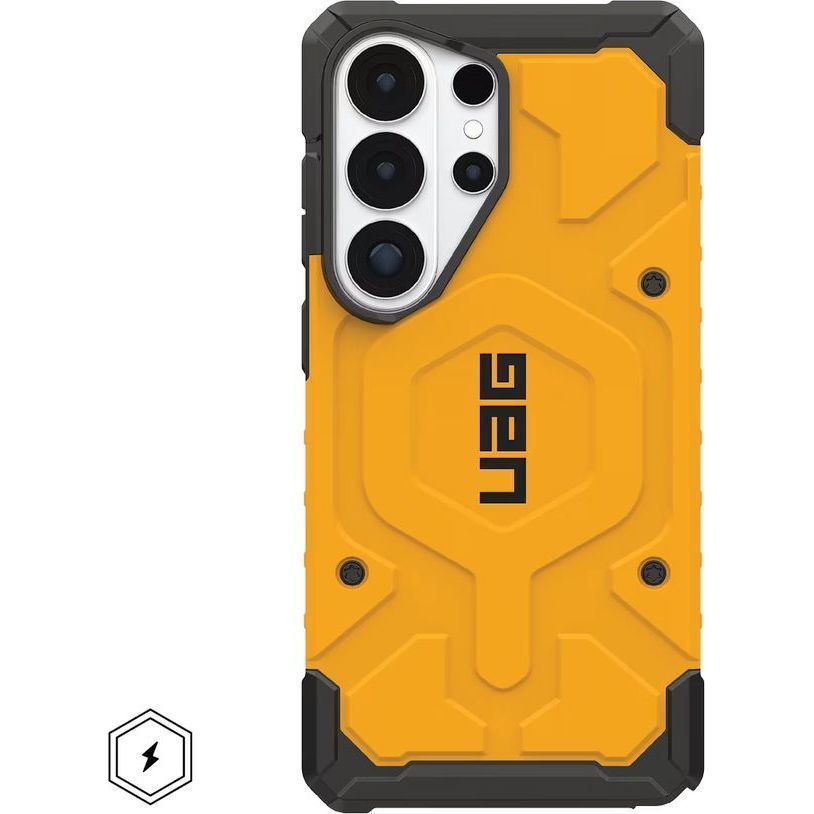 Handyhülle für Galaxy S26 Ultra, Urban Armor Gear Pathfinder Mag mit MagSafe, Gelb und Schwarz