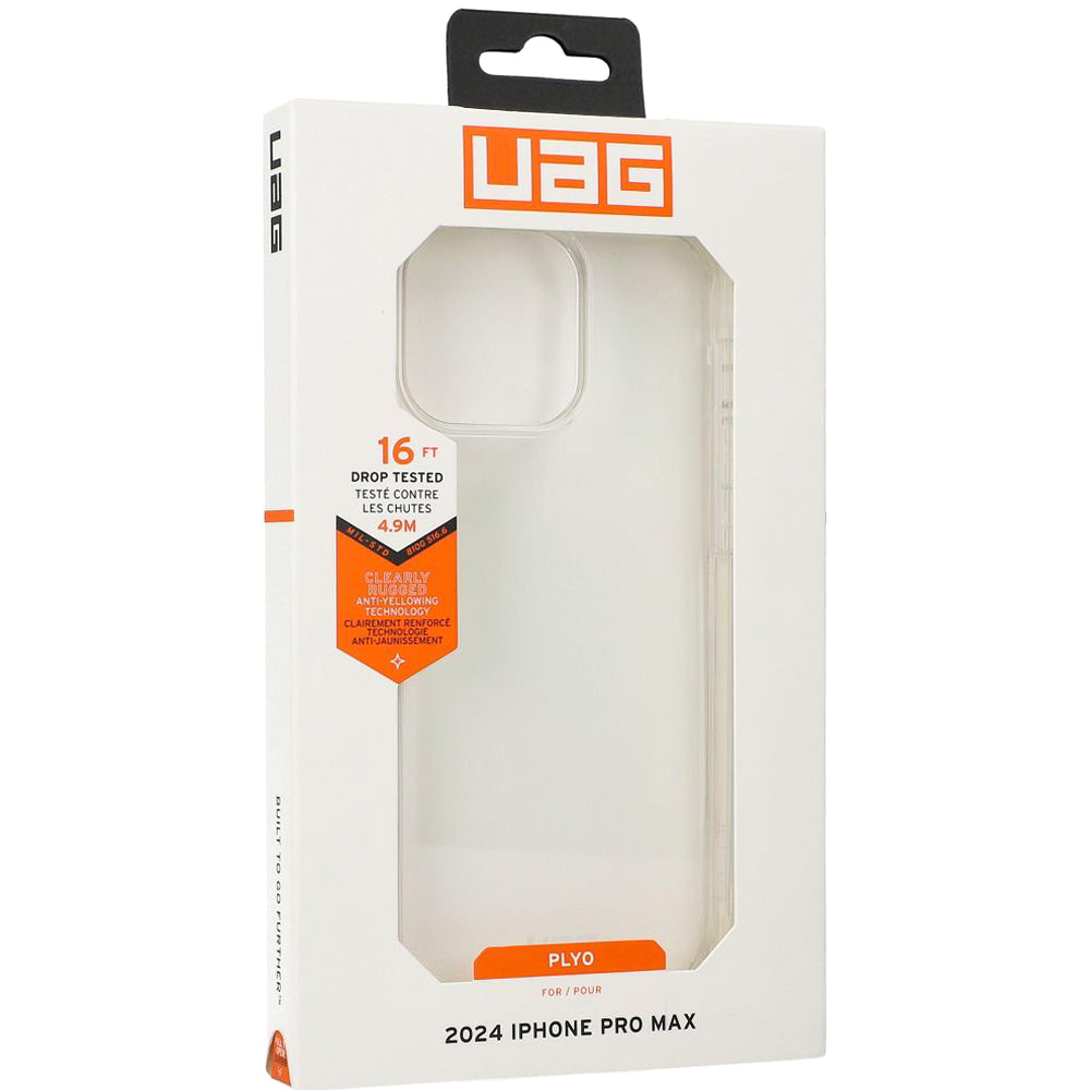 Handyhülle für iPhone 16 Pro Max, UAG Plyo, Transparent