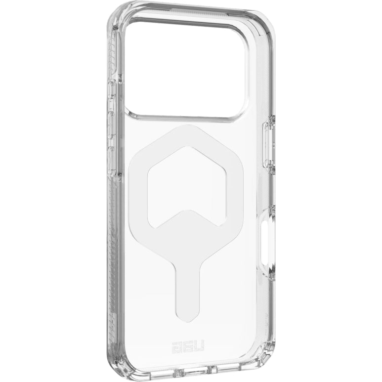 Handyhülle für iPhone 18 Pro / 17 Pro, UAG Plyo Mag mit MagSafe, Transparent und Silbern