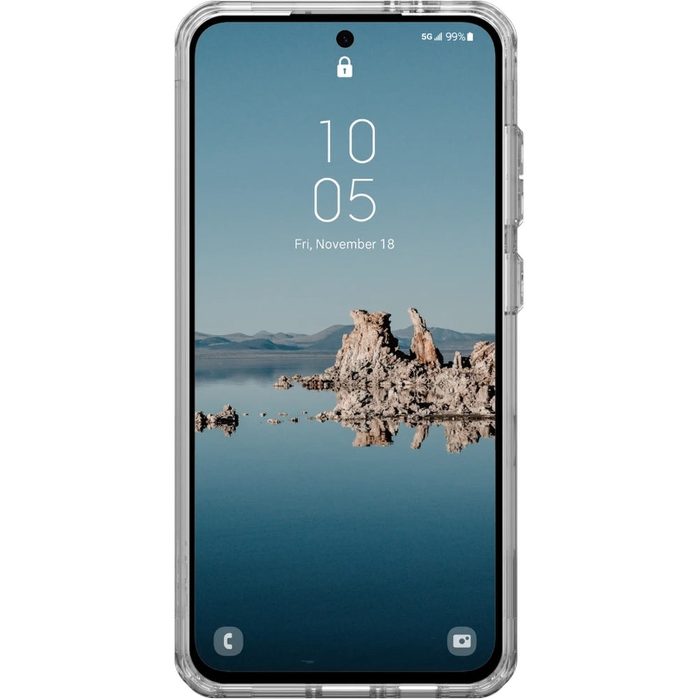 Handyhülle für Galaxy S24 FE, UAG Plyo Pro Magnetic, Transparent und Silber