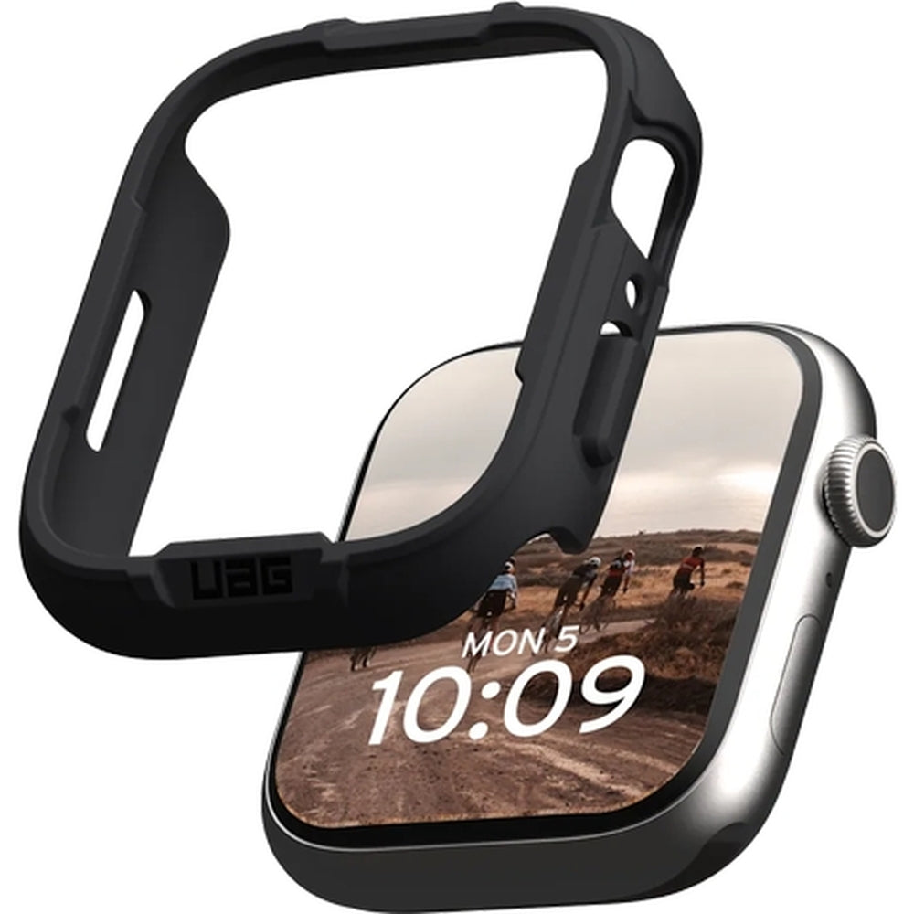 Schutzhülle für Apple Watch 7 / 8 / 9 45mm, UAG Scout, Schwarz