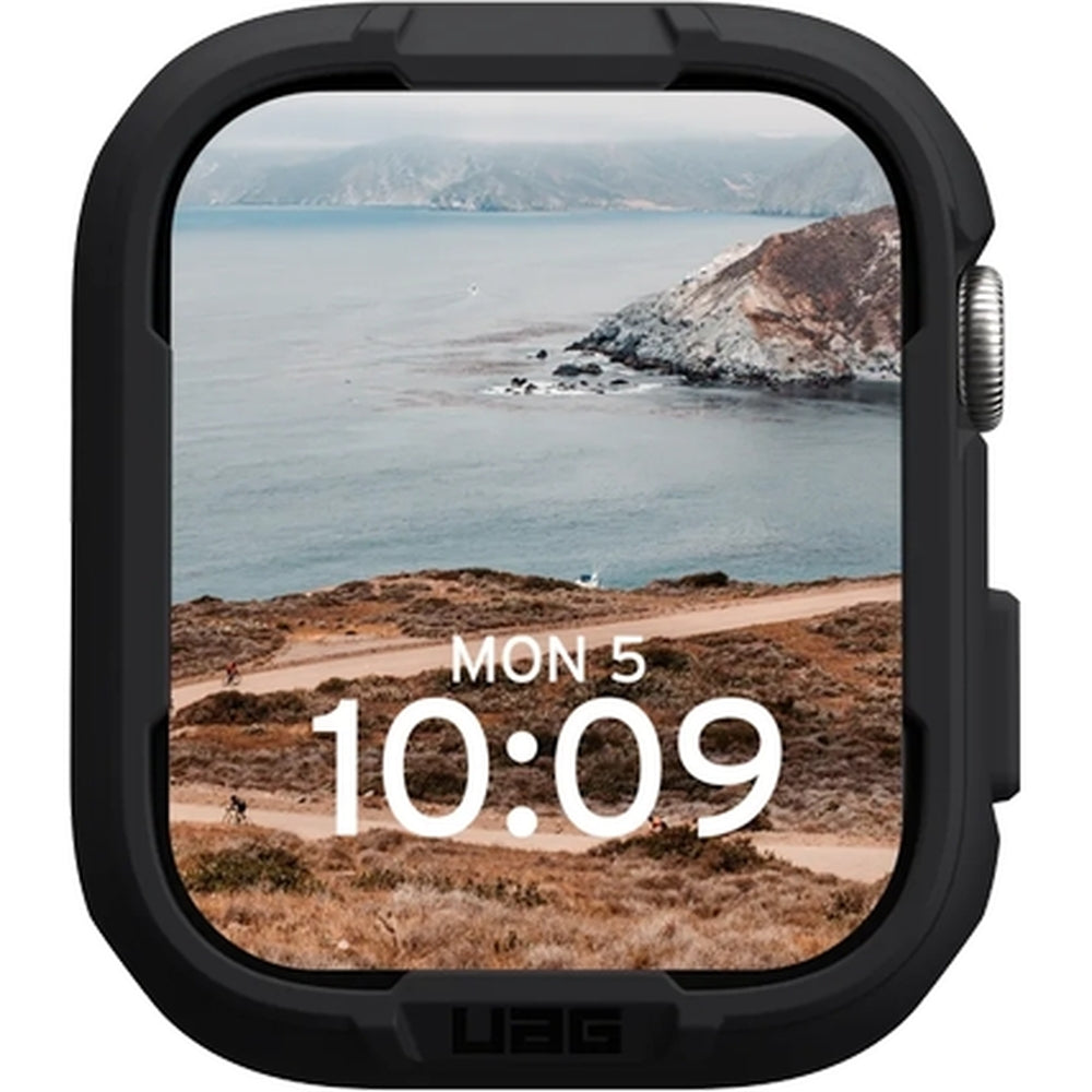 Schutzhülle für Apple Watch 7 / 8 / 9 45mm, UAG Scout, Schwarz