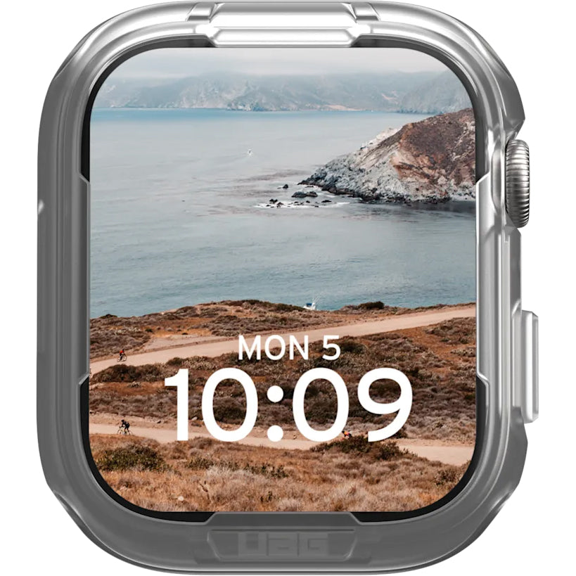 Schutzhülle für Apple Watch 7 / 8 / 9 45mm, UAG Scout, Transparent