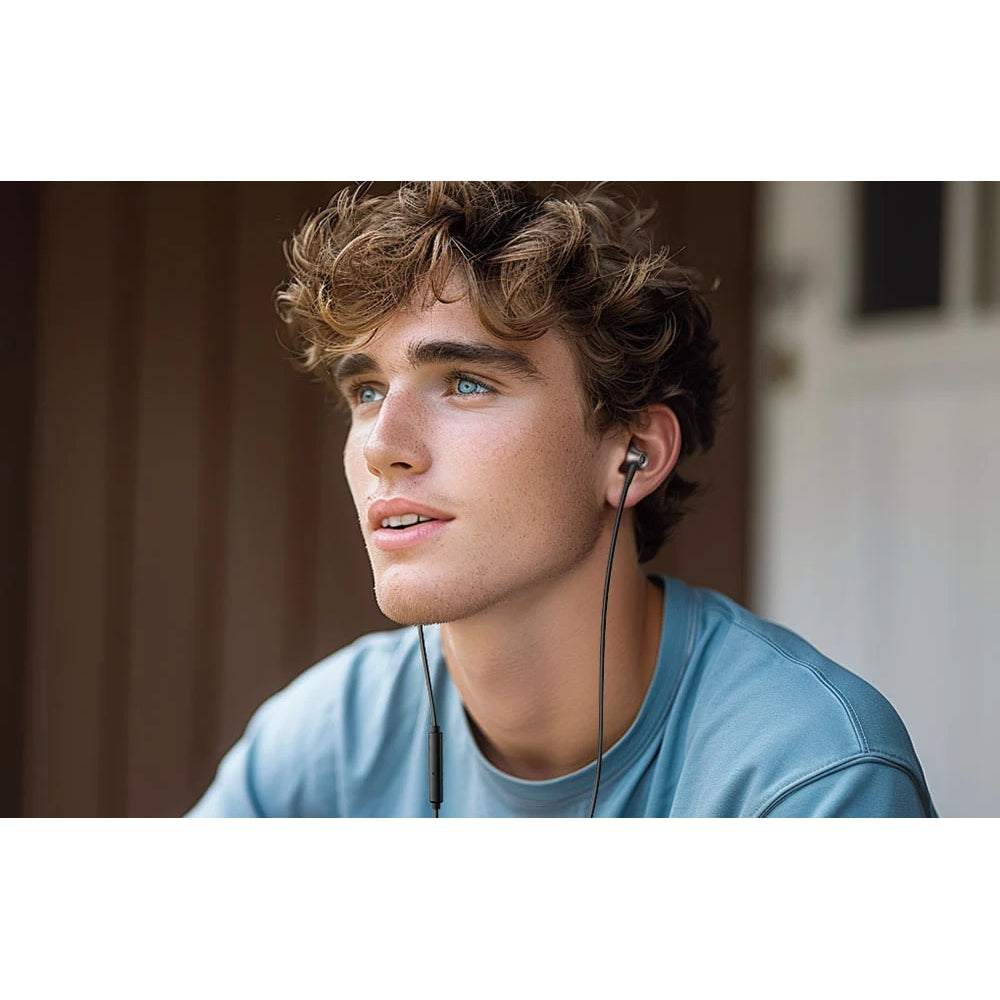 Kabelgebundene In-Ear-Kopfhörer mit Mini-Jack 3,5 mm, Ugreen EP106, Schwarz