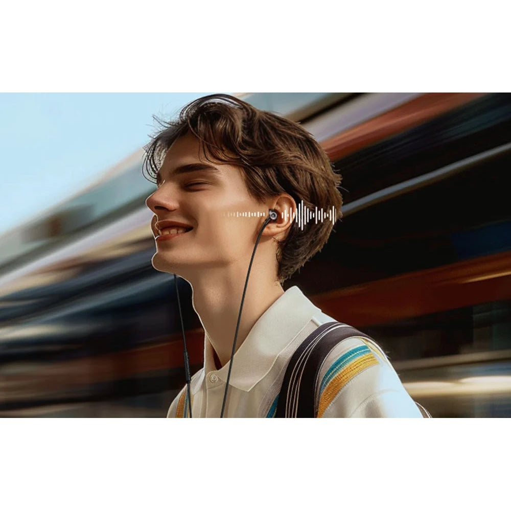 Kabelgebundene In-Ear-Kopfhörer mit Mini-Jack 3,5 mm, Ugreen EP106, Schwarz