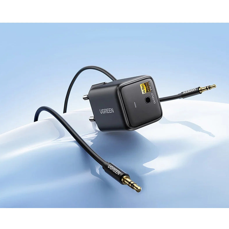 Adapter Bluetooth 6.0 Audio-Empfänger, 3.5 mm Klinke, UGREEN BT523, Schwarz