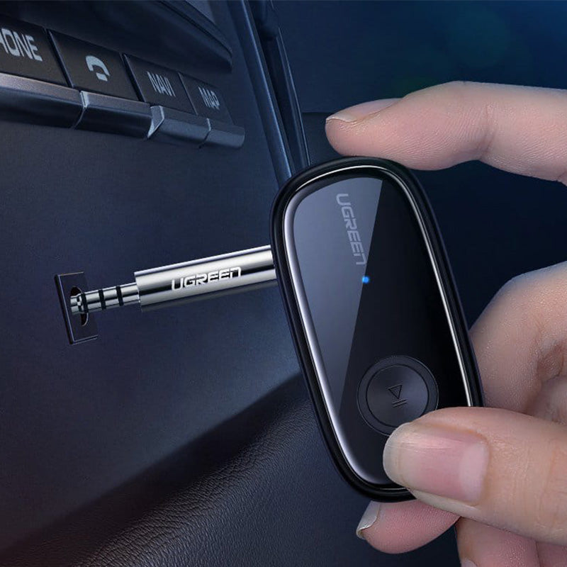 Audio-Receiver Audio AUX aptX, aptX LL Mini-jack für Kopfhörer, Bluetooth 5.0, Ugreen, Schwarz