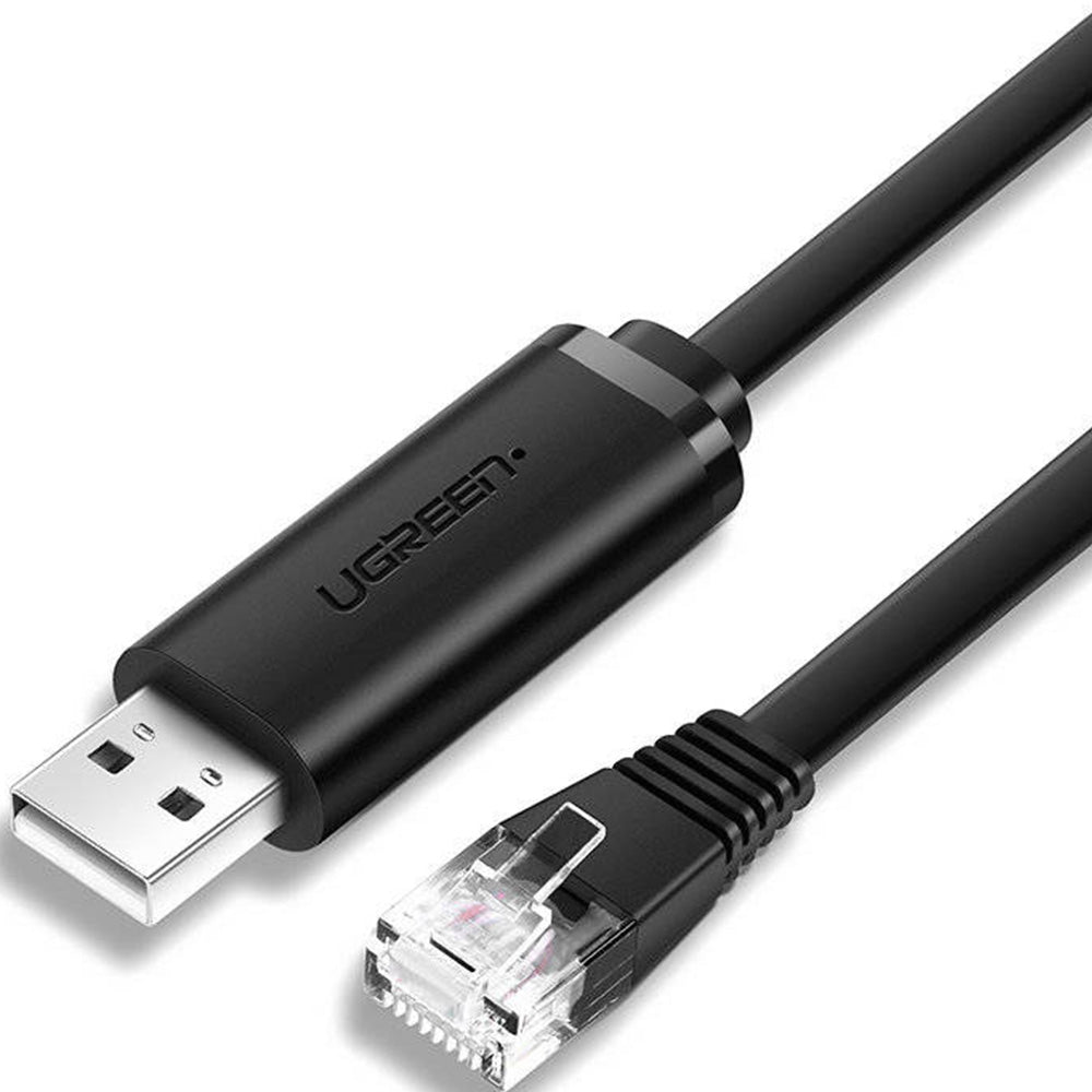 Adapter USB-A 2.0 zu 1Gb Ethernet RJ45, Ugreen CM204, Schwarz