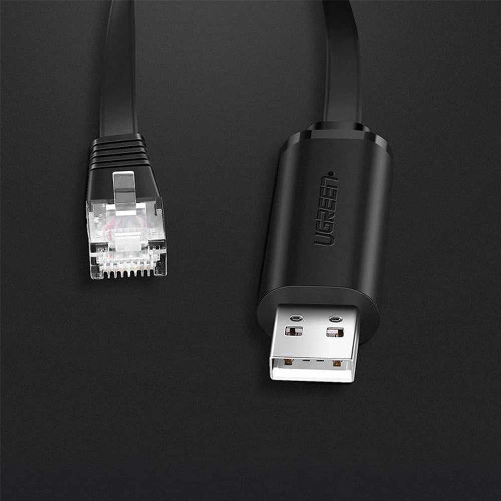 Adapter USB-A 2.0 zu 1Gb Ethernet RJ45, Ugreen CM204, Schwarz