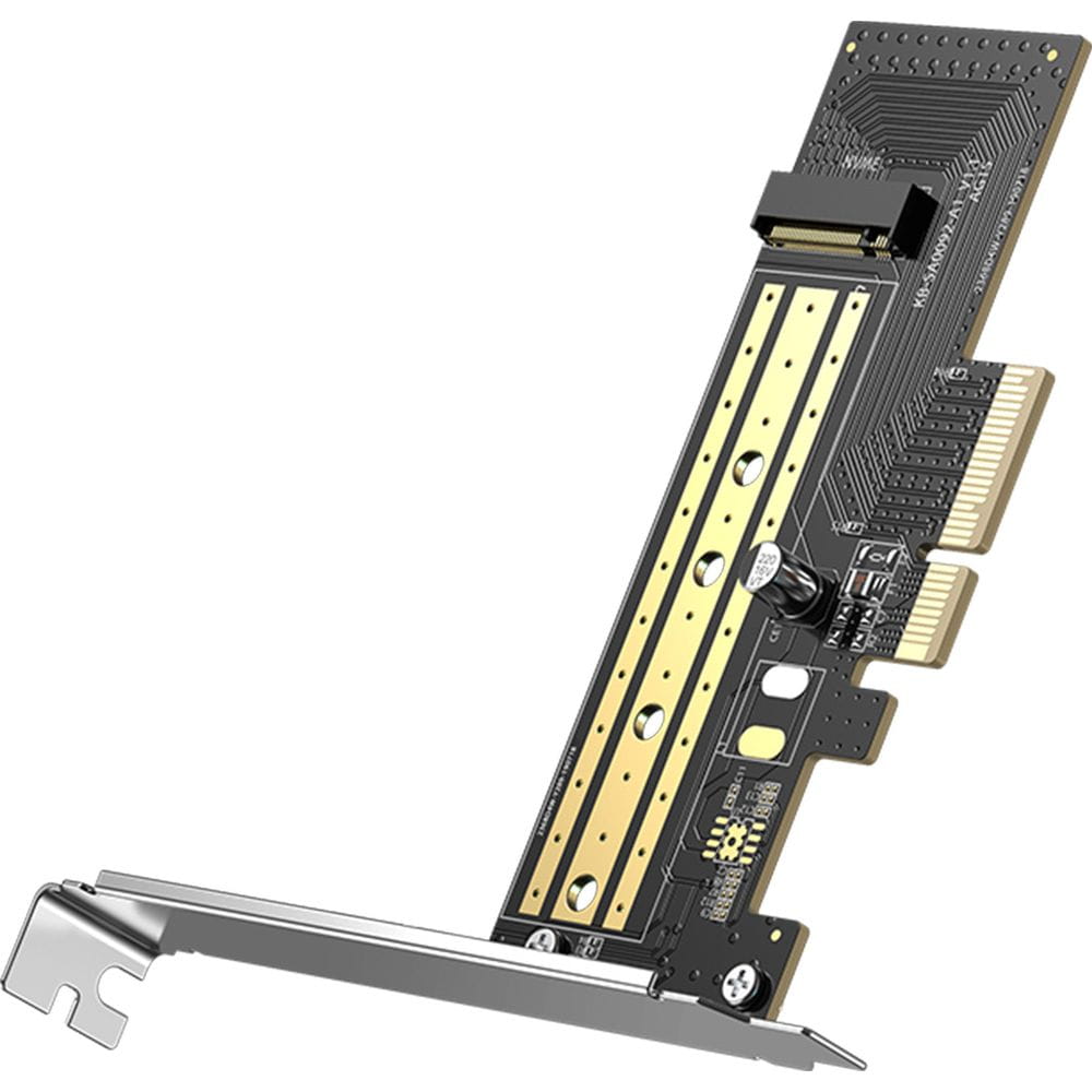 Erweiterungskarte, Adapter PCIe 3.0 x4 für M.2 NVMe M, M+B-Key, Ugreen CM302, Schwarz