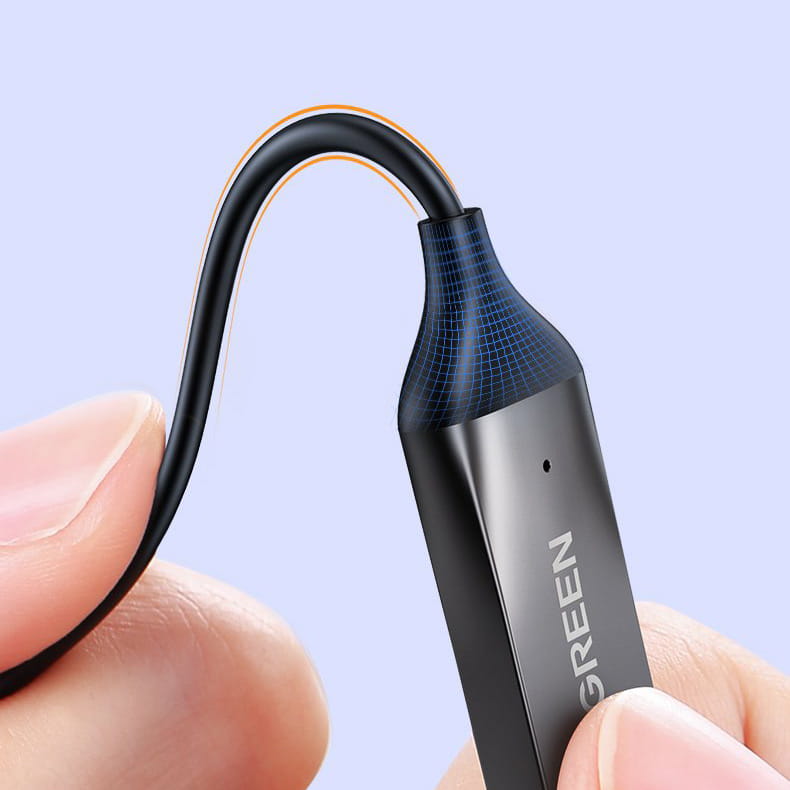 Audio-Adapter Bluetooth 5.3 USB auf 3.5 mm Mini-Jack, Ugreen CM309, AUX 3.5mm, Schwarz