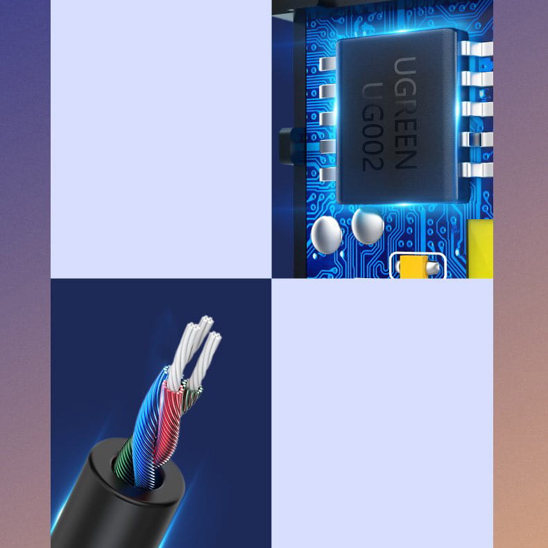 Audio-Adapter Bluetooth 5.3 USB auf 3.5 mm Mini-Jack, Ugreen CM309, AUX 3.5mm, Schwarz