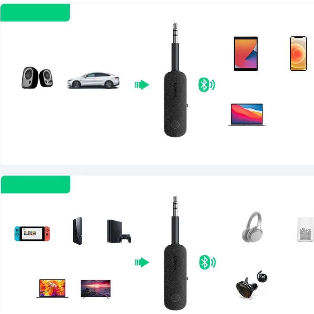 Bluetooth-Empfänger/-Sender Ugreen CM403 Mini Jack 3.5mm, Schwarz