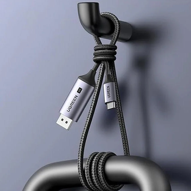Kabel UGREEN CM556 USB-C / Displayport HDR 3m, Grau