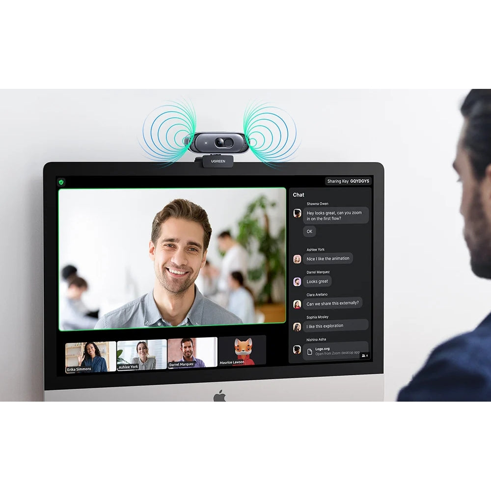 Ugreen CM778 Webcam für Laptops, 2K, 30 FPS