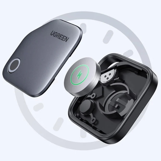 Tracker mit Apple Find My, Bluetooth 5.0, Ugreen Smart Finder CM816, mit CR2032 Batterie, Grau