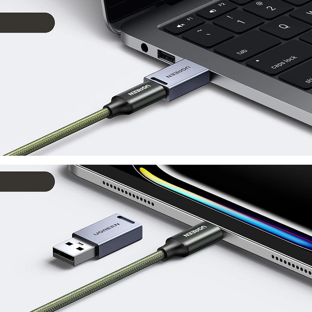 SD / microSD-Kartenleser, USB-A / USB-C, Ugreen CM856, Grau
