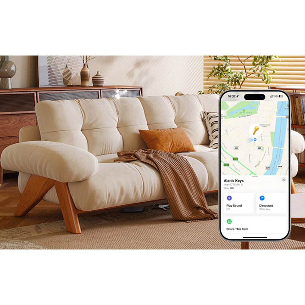 Karten-Tracker mit Bluetooth, Ugreen Slim Pro CM910, kompatibel mit Apple Find My und Android Find Hub, Schwarz
