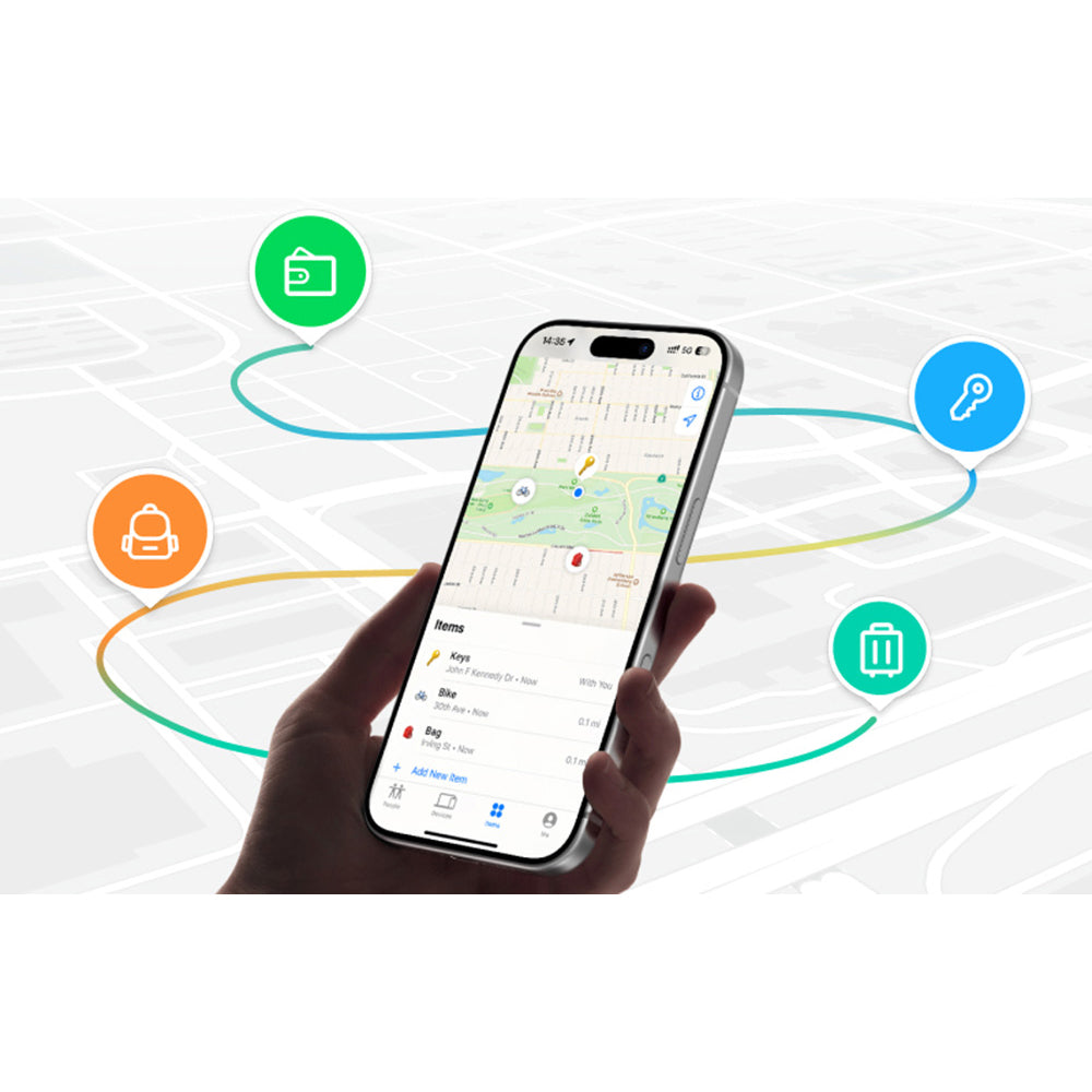 Karten-Tracker mit Bluetooth, Ugreen Slim Pro CM910, kompatibel mit Apple Find My und Android Find Hub, Schwarz