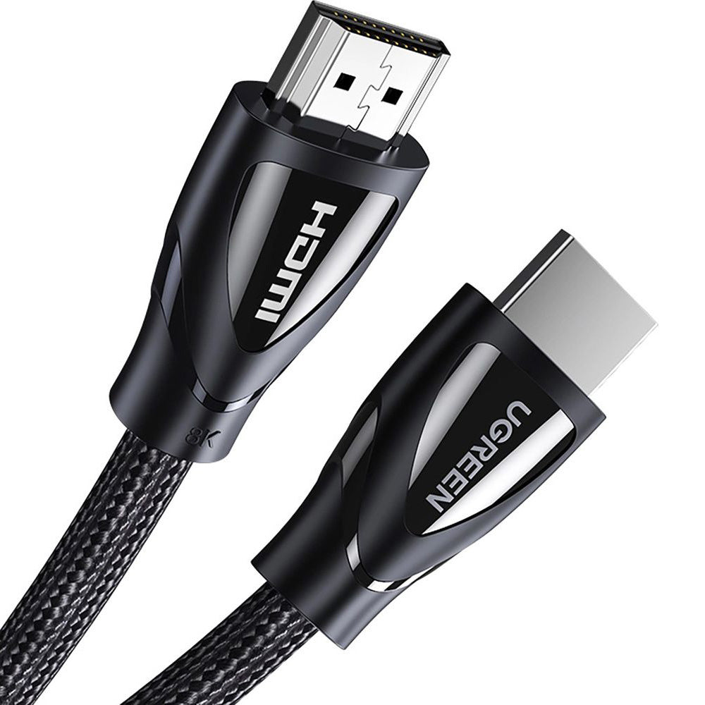 Nylon Kabel Ugreen HD140 HDMI 2.1, 8K / 60Hz, 1 m, Schwarz