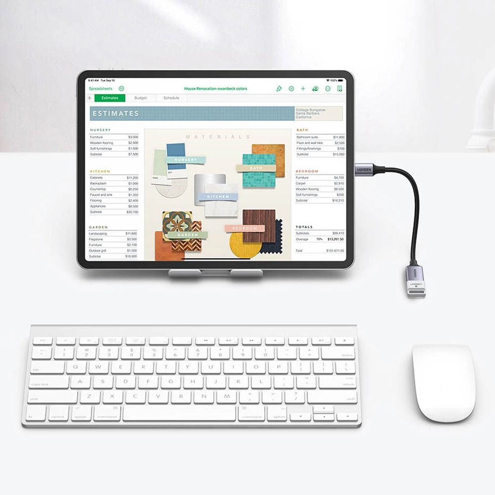 Ugreen OTG Adapter/Adapter 15cm USB-C (Stecker) auf USB-A (Buchse), Schwarz