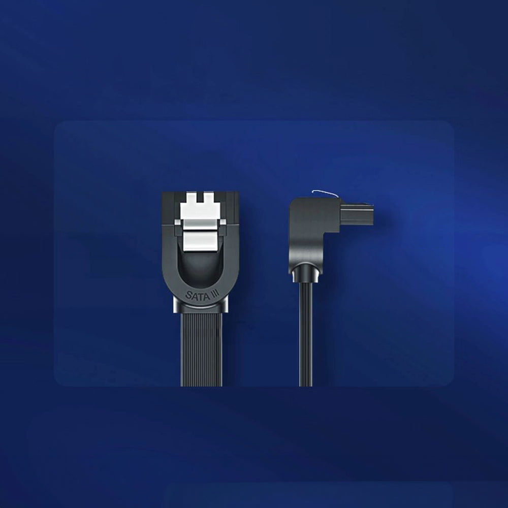 Gewinkeltes Kabel für SATA 3.0-Laufwerk Ugreen, 0,5m, schwarz