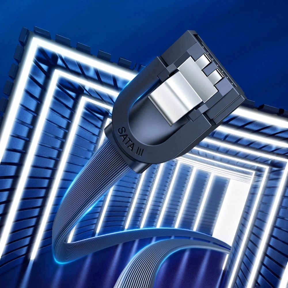 Gewinkeltes Kabel für SATA 3.0-Laufwerk Ugreen, 0,5m, schwarz