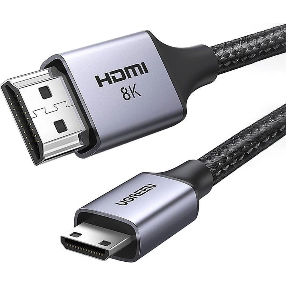 Kabel Ugreen HD163 mini HDMI - HDMI, 8k, 2m, Schwarz