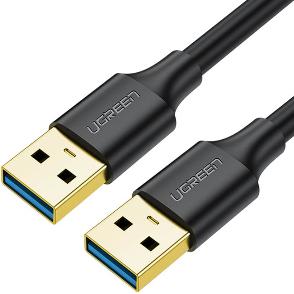 Kabel USB-A 3.2 auf USB-A 3.2, Ugreen US128, 5 Gbps, 0.5m, Schwarz