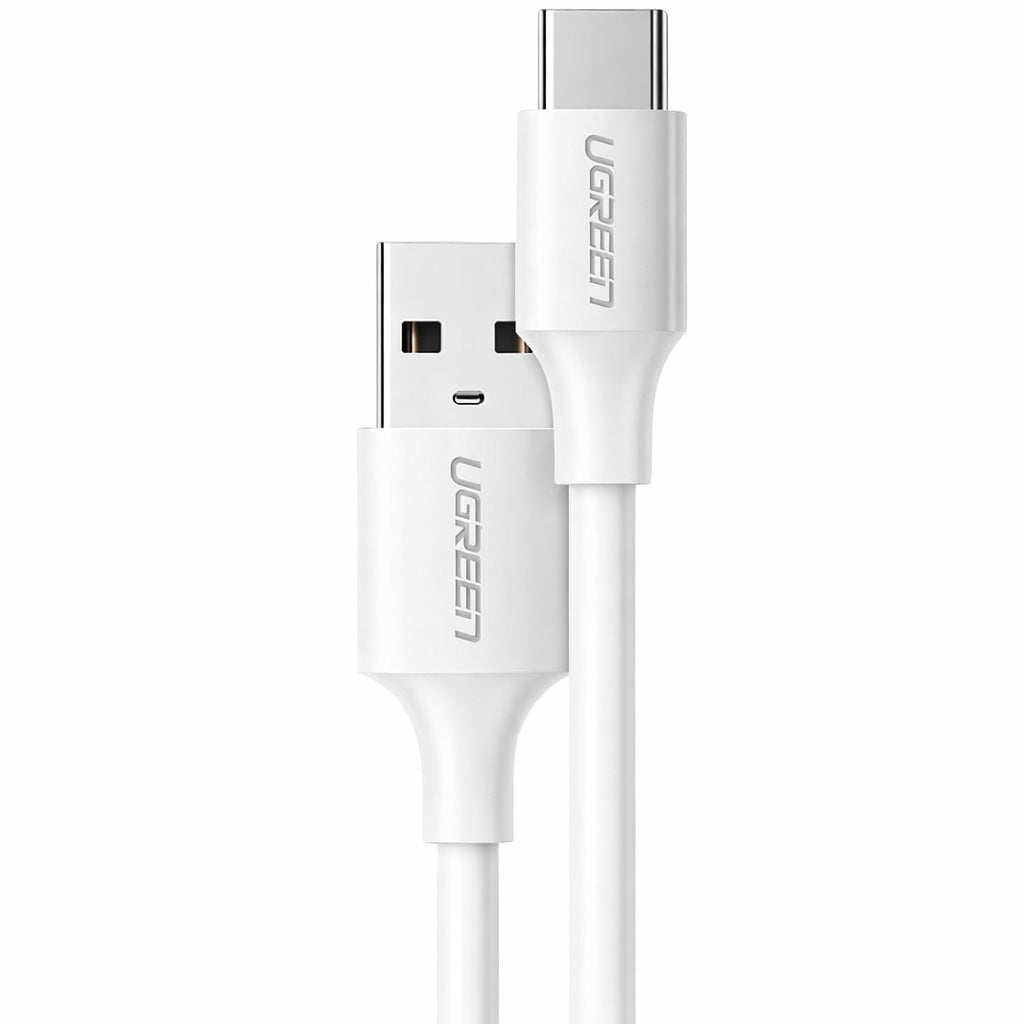 Kabel USB-A zu USB-C, Ugreen US287, QC 3.0, 3A, 0,25 m, Weiß