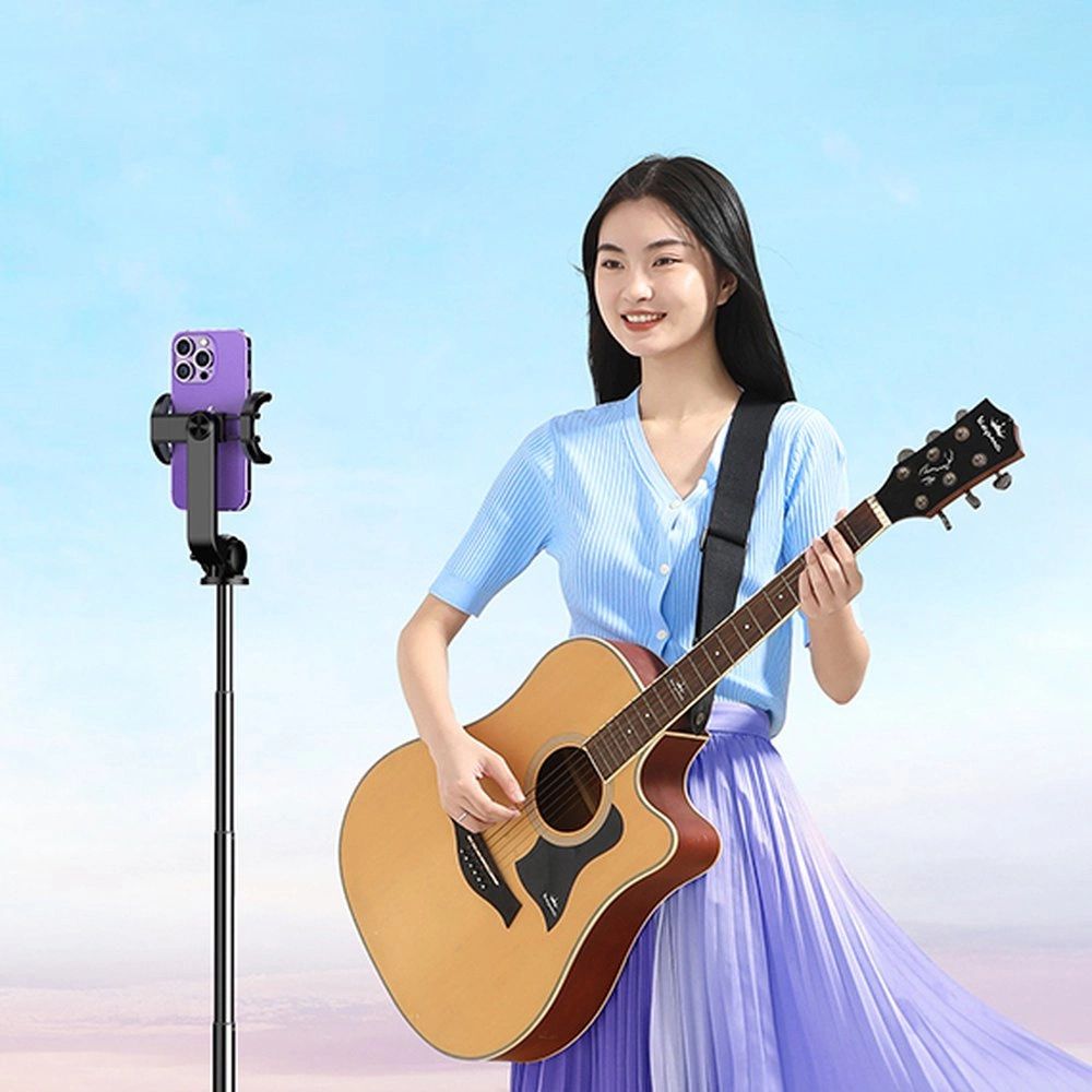 Halterung, Stab, Stativ mit Fernbedienung mit adapter 1/4", 1,6m, Ugreen LP586 Selfie Stick Tripod Bluetooth, Schwarz