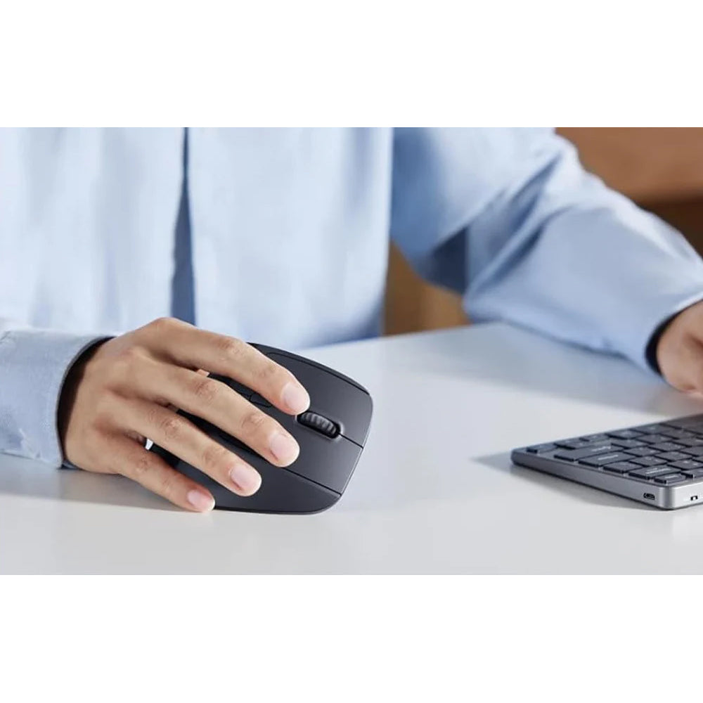 Ergonomische kabellose Maus, Ugreen M571, 2.4 GHz USB, Schwarz