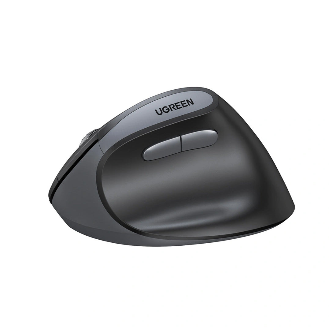 Ergonomische kabellose Maus, Ugreen M371, Bluetooth / 2.4 GHz USB, Schwarz