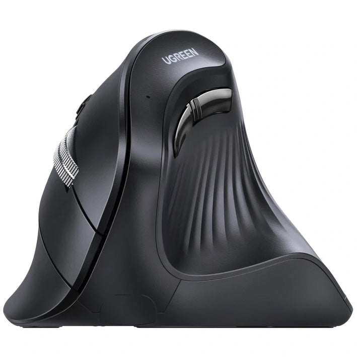 Ergonomische kabellose optische Maus, Ugreen MU008mini, Bluetooth 5.0 und 2.4 GHz USB, Schwarz
